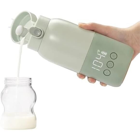 Cordless Portable Milk Warmer Super Fast Charging, Instant breastmilk, Formula - Picture 1 of 7